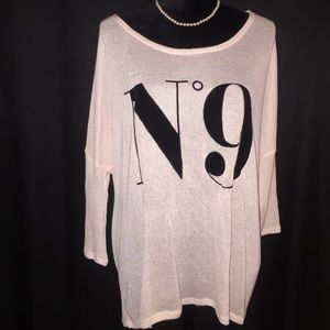 No.9 Light Pink sweater/top